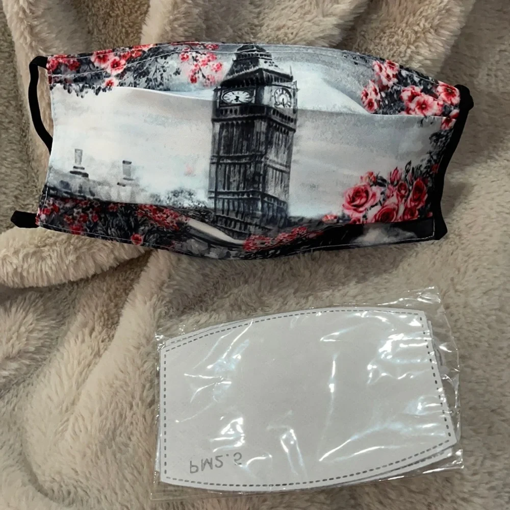 New Big Ben London face mask